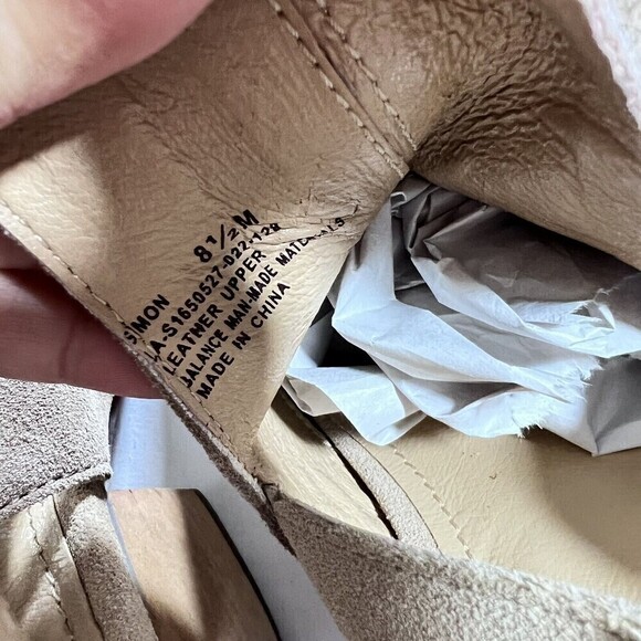 Latigo Simon‎ Leather Suede Closed-Toe Slingback sandal Booties Brown Size 8.5 M - Picture 3 of 12